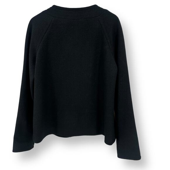 Pendleton 100% Merino Wool Coat Womens Sz Large Black - Picture 3 of 6